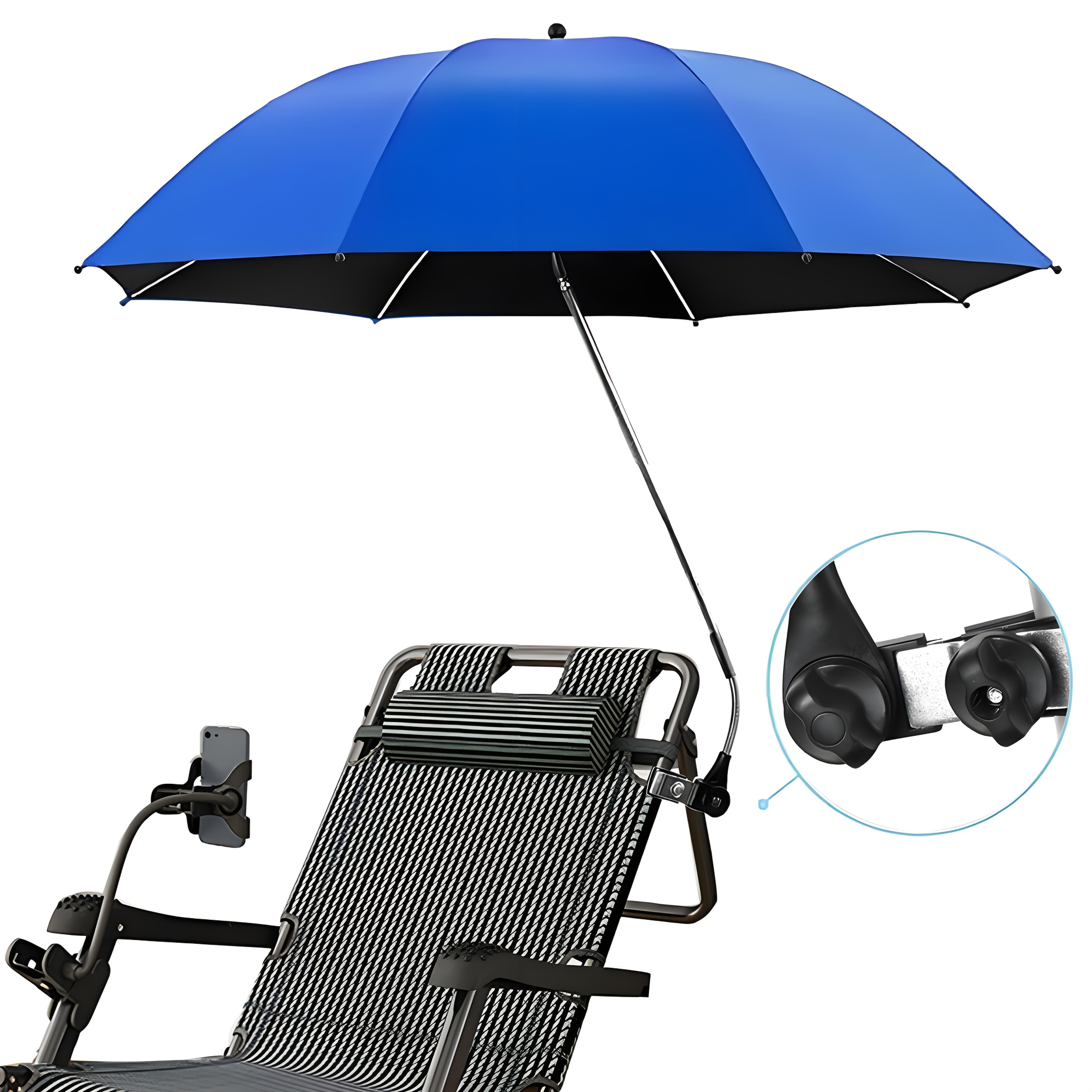 Outdoor Sports Umbrella - UPF50+ Personal Sun Shade Umbrella -