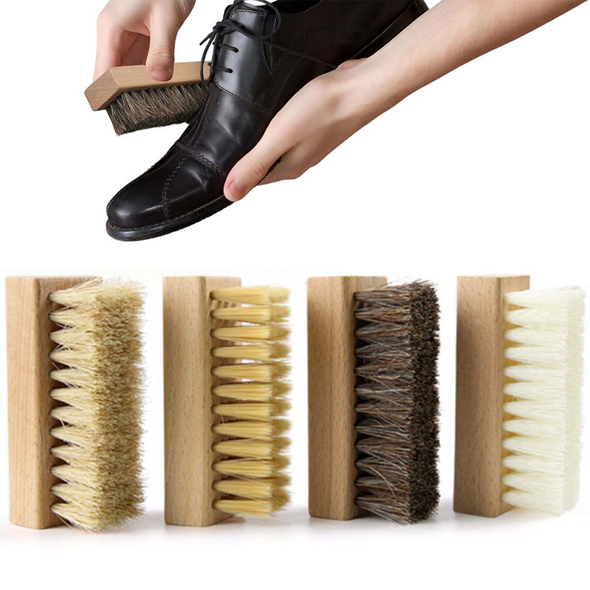 Brushing Boot Horse - 1/4 PCS Shoe Brush Set –