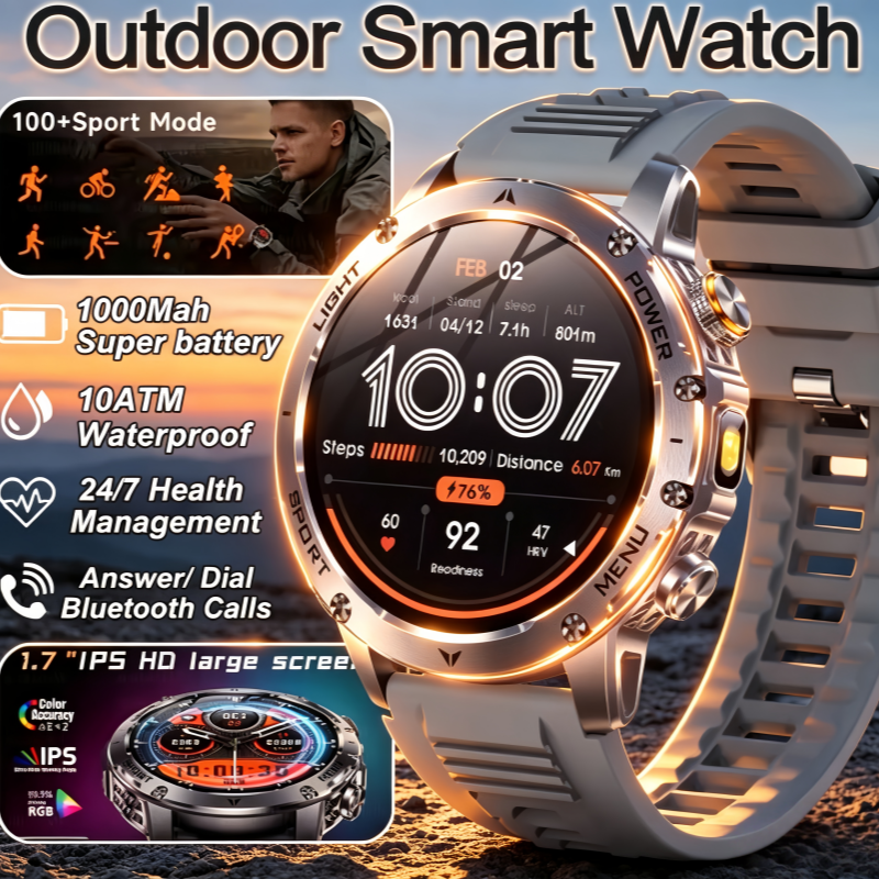 Definition Of Outdoor Sport - T-Rex 3 Military Grade Smart Watch