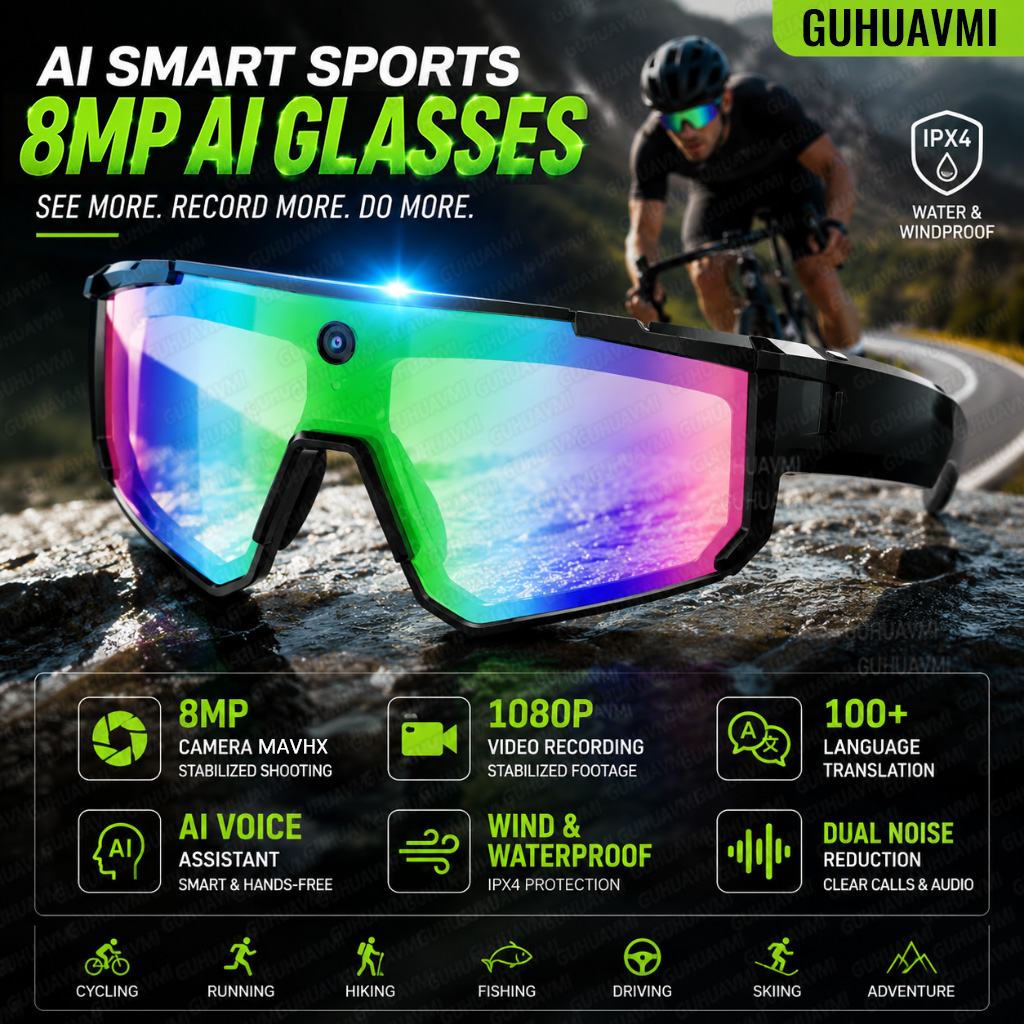 AI Smart Glasses with Camera H - Outdoor Sport Gear review and price
