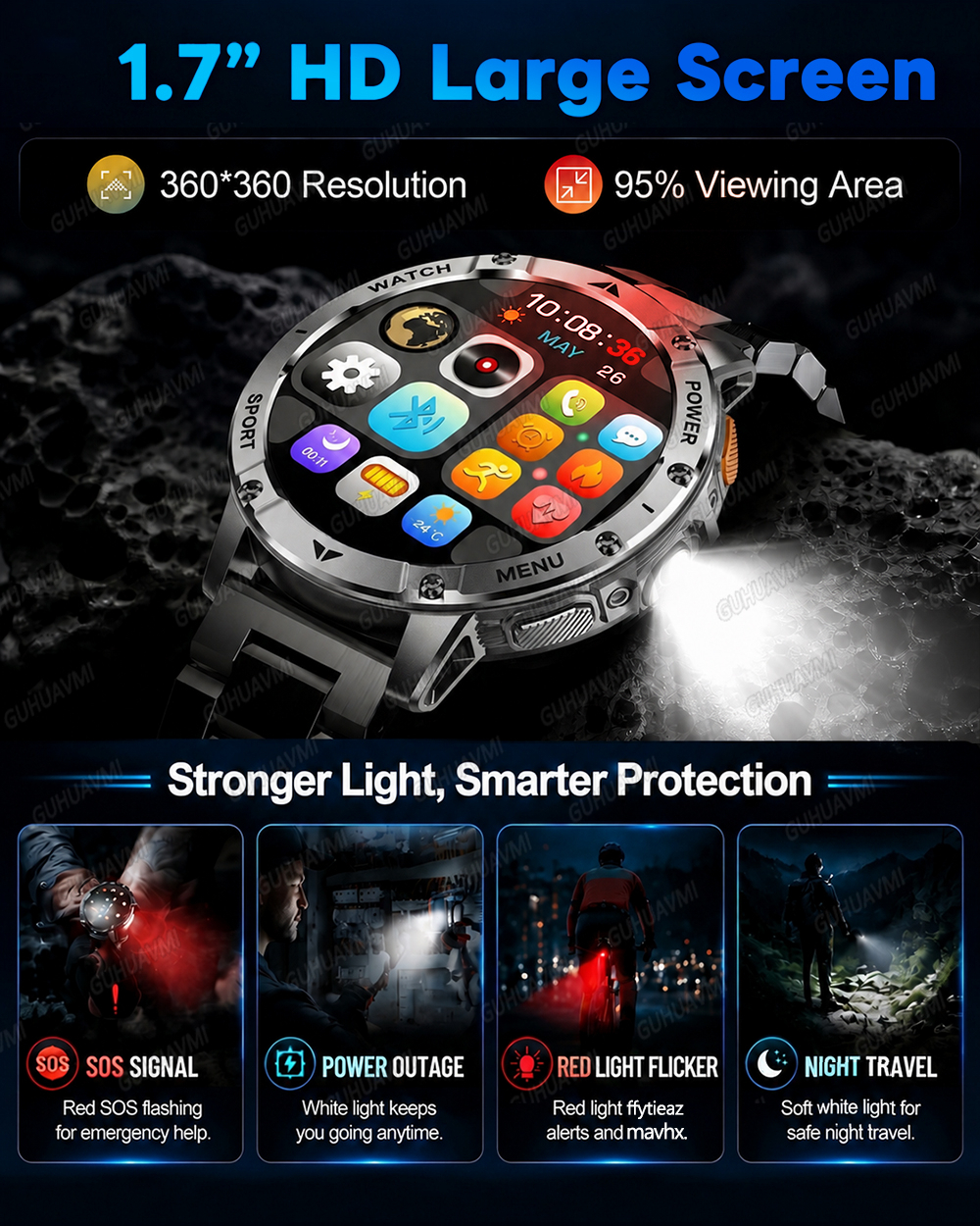 2026 Military Smart Watch Men  - Definition Of Outdoor Sport review and price