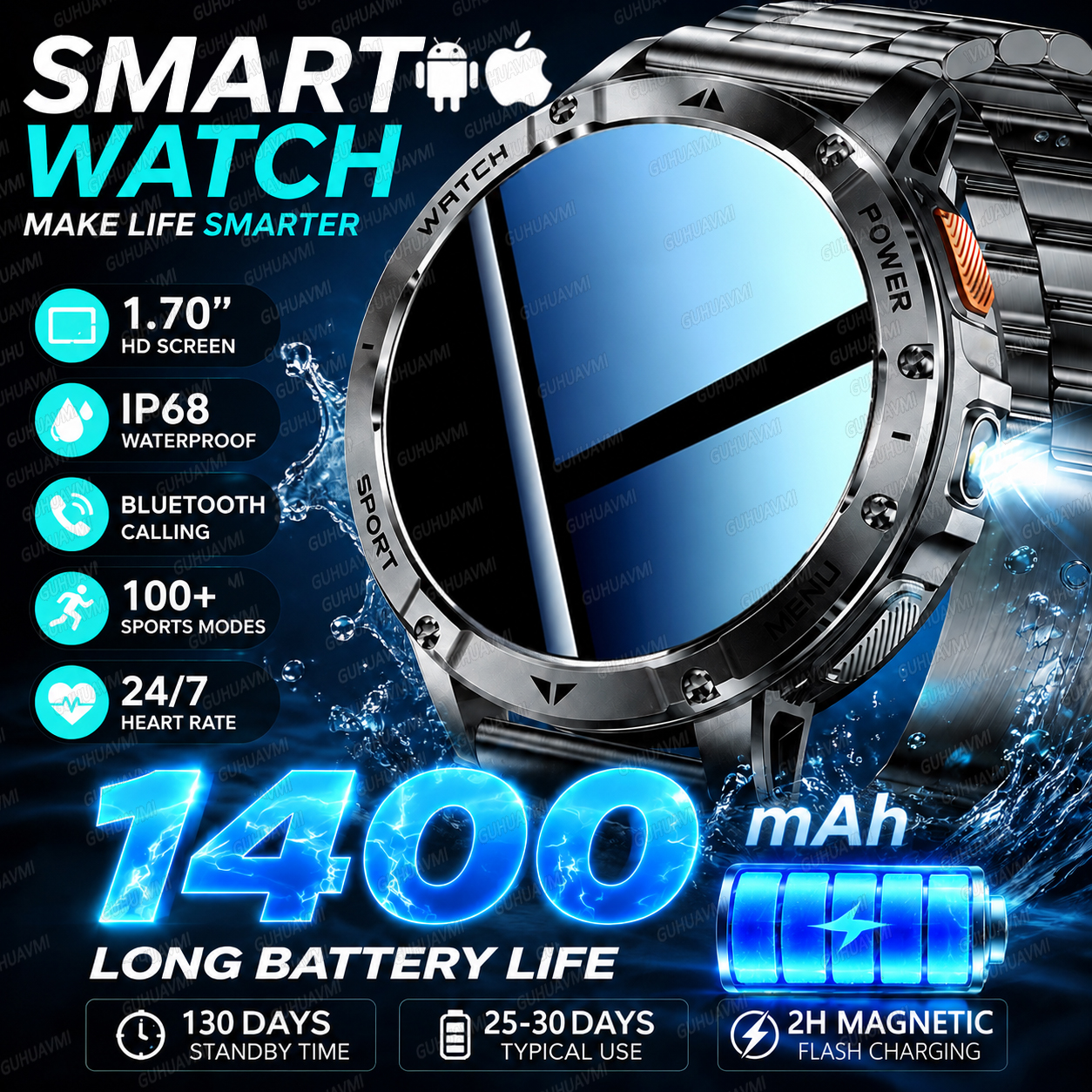 2026 New Military 1400mAh Big  - Definition Of Outdoor Sport review and price