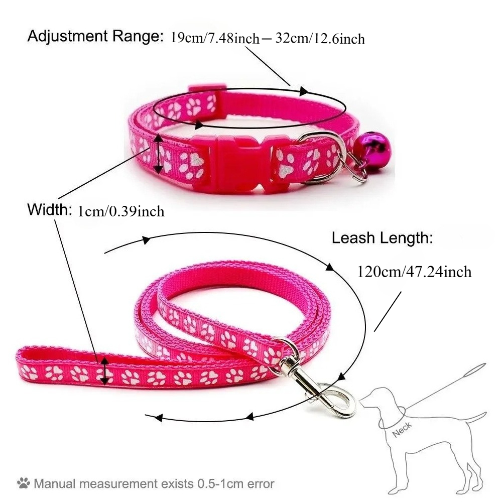 Dog Paw Print Pet Traction Rop - Headcollar Rope Set review and price
