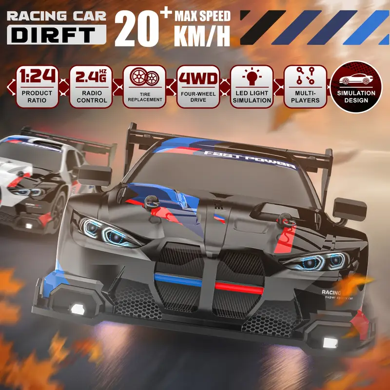 New 4WD 1:24 Scale RC Drift Ca - Outdoor Sport An review and price