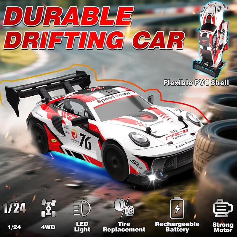 New 4WD 1:24 Scale RC Drift Ca - Outdoor Sport An review and price