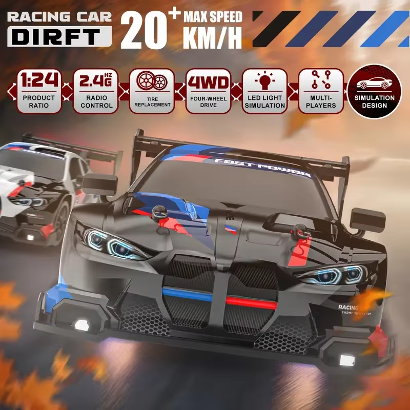 New 4WD 1:24 Scale RC Drift Ca - Outdoor Sport An review and price