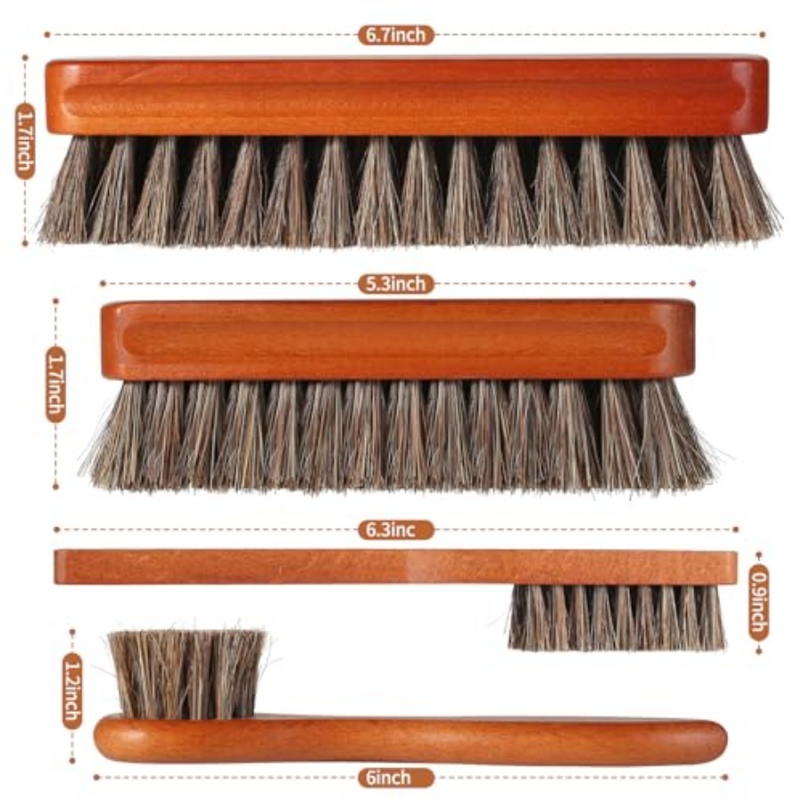 4 Pcs Shoe Brush, Boot Brush,  - Brushing Boot Horse review and price