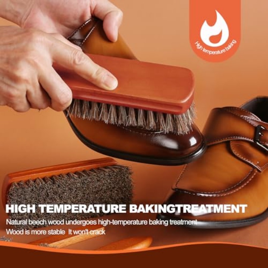 4 Pcs Shoe Brush, Boot Brush,  - Brushing Boot Horse review and price