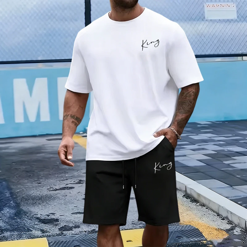 King Letter Men's Set Cotton T - Outdoor Sport Leisure review and price