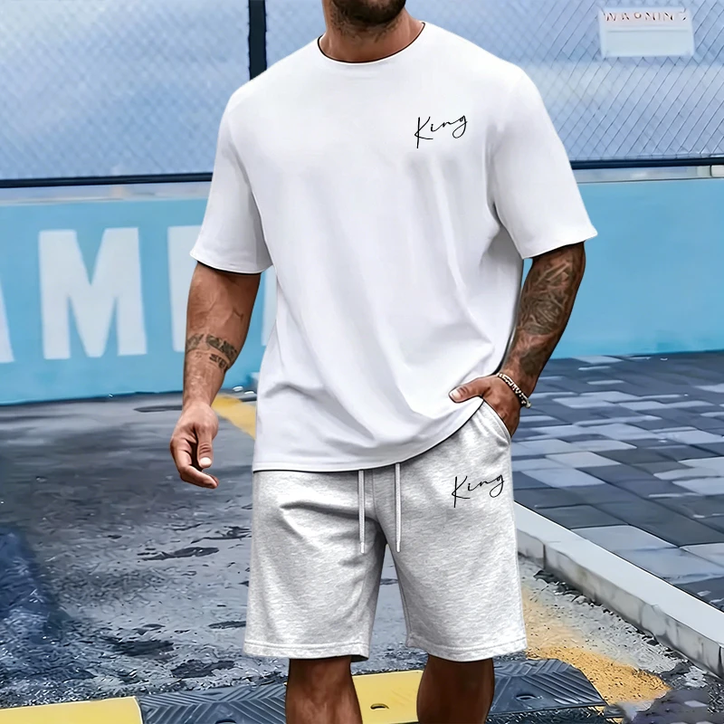 King Letter Men's Set Cotton T - Outdoor Sport Leisure review and price