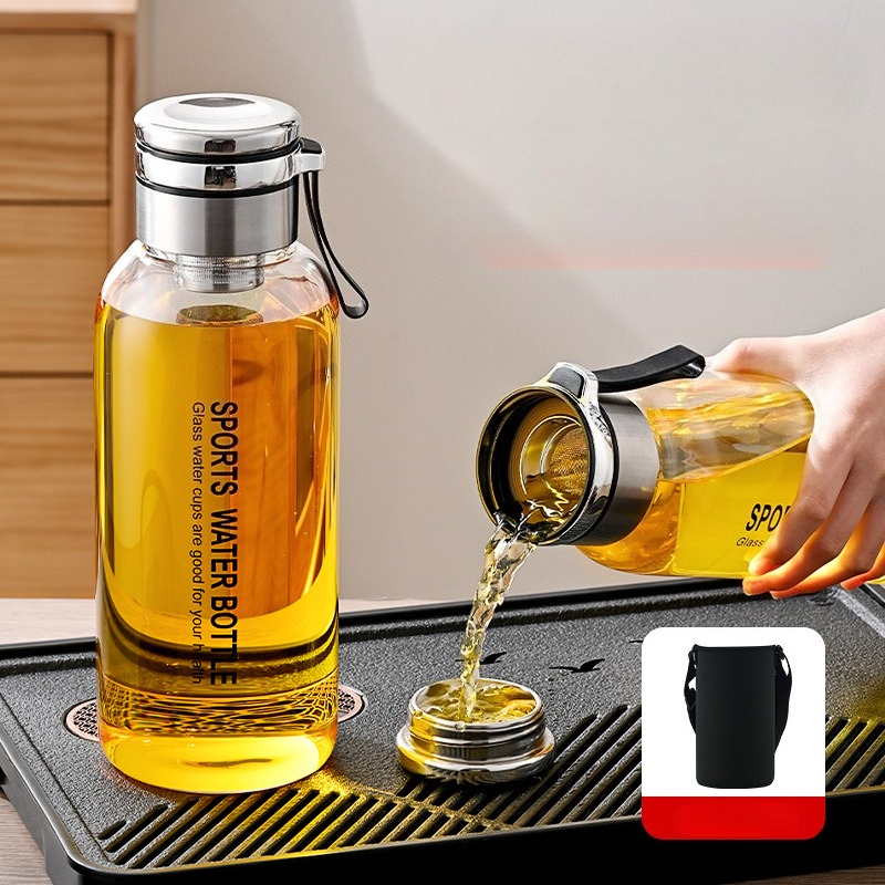1.0/1.2 L Glass Water Bottle w - Outdoor Sport Glass Water Bottle review and price